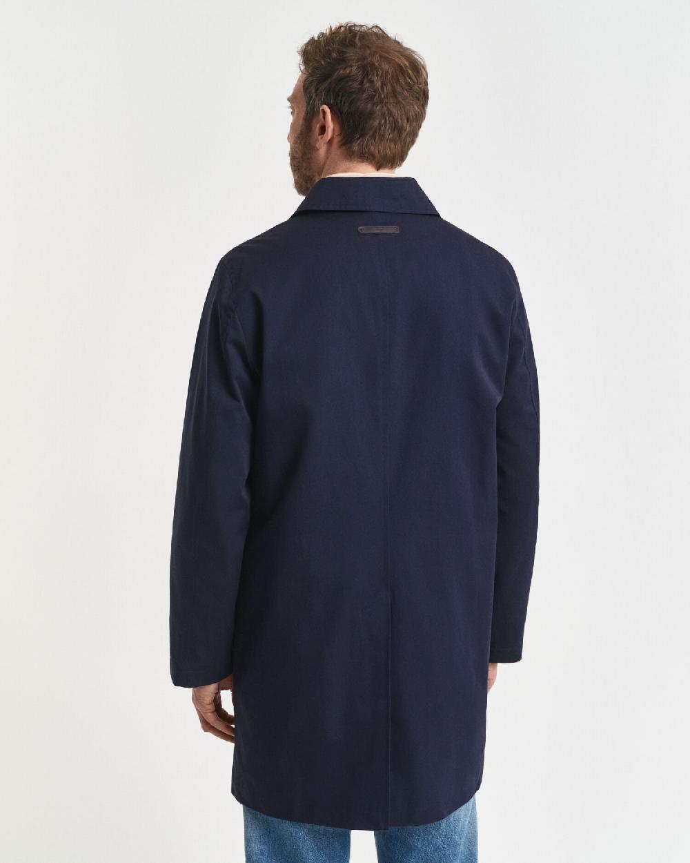 Gant Cotton Car Coat Evening Blue
