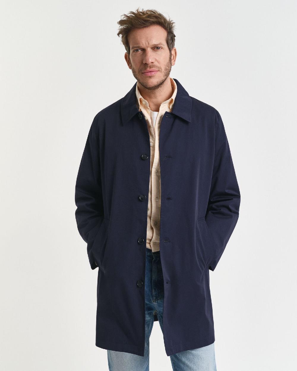 gant Cotton Car Coat evening blue