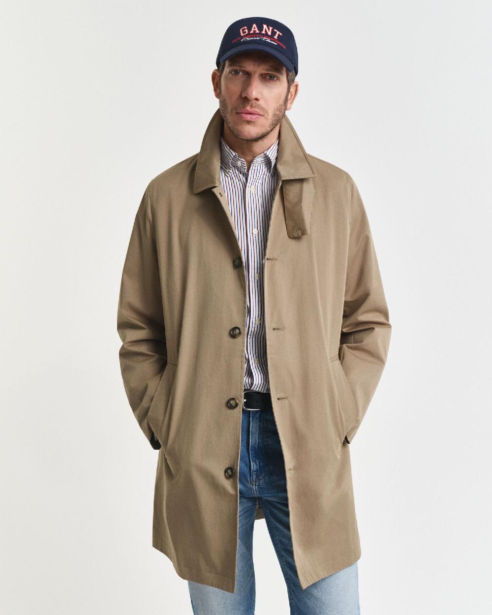 gant Cotton Car Coat light taupe