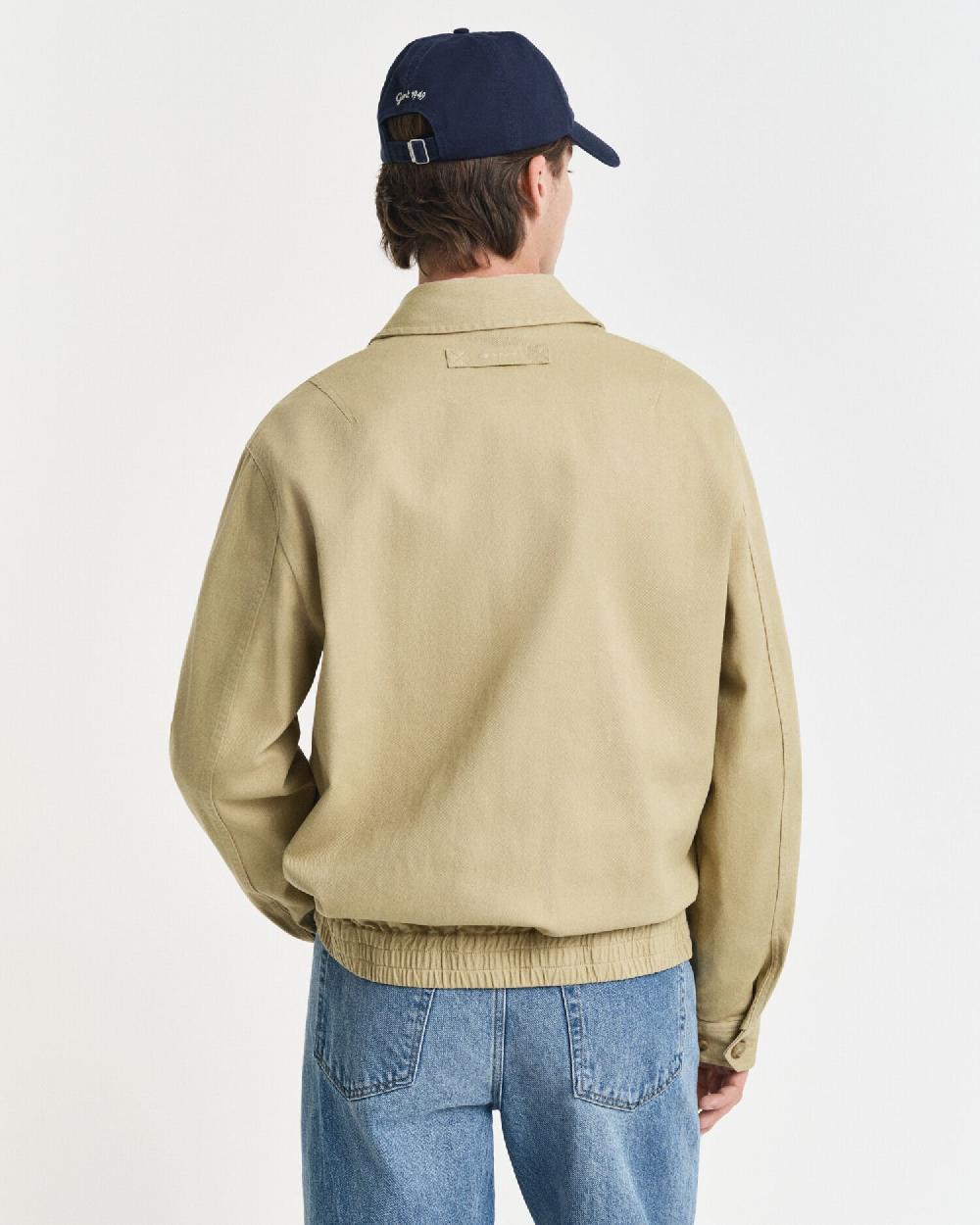Gant Cotton Twill Jacket Woody Beige