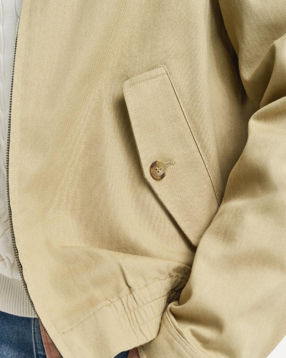 Gant Cotton Twill Jacket Woody Beige