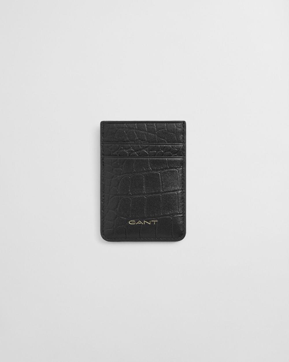 gant Croco Card Holder black