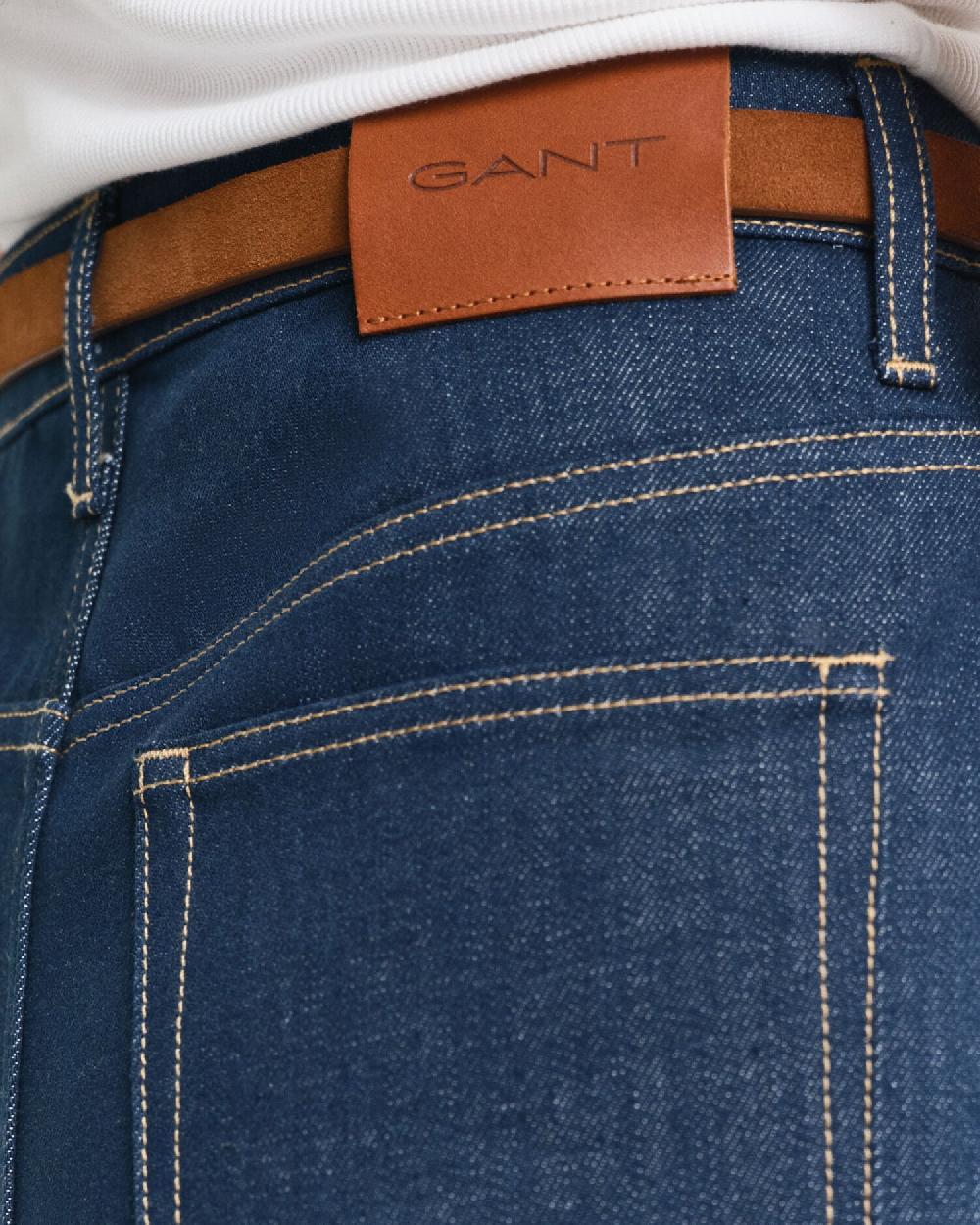 Gant Denim Skirt Mid Blue