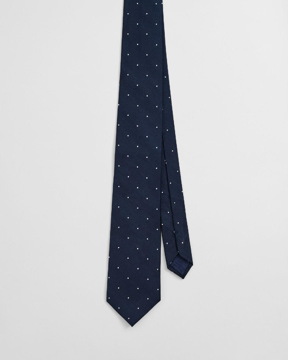 Gant Dot Silk Tie Marine