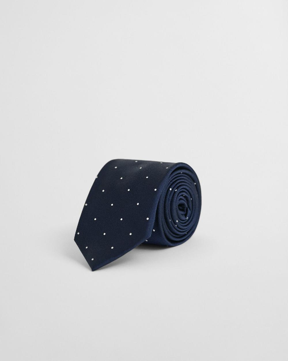 gant Dot Silk Tie marine