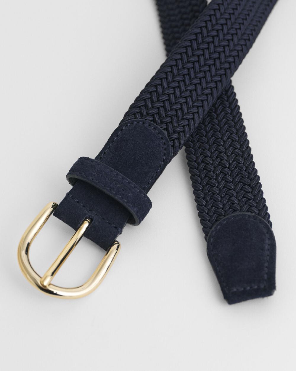 Gant Elastic Braided Belt Marine