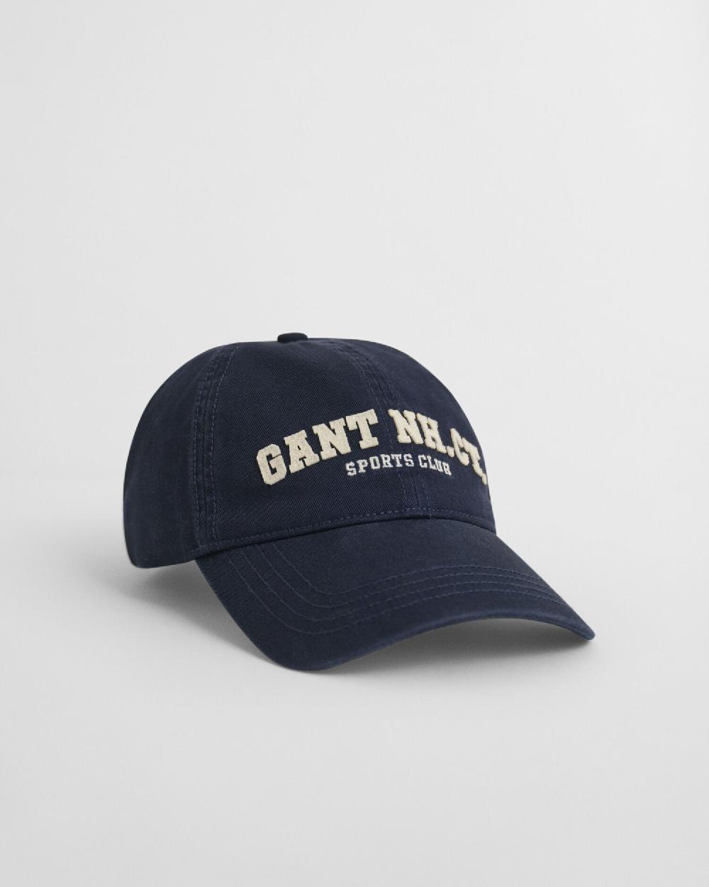 Gant Felt Graphic Washed Cap Evening Blue