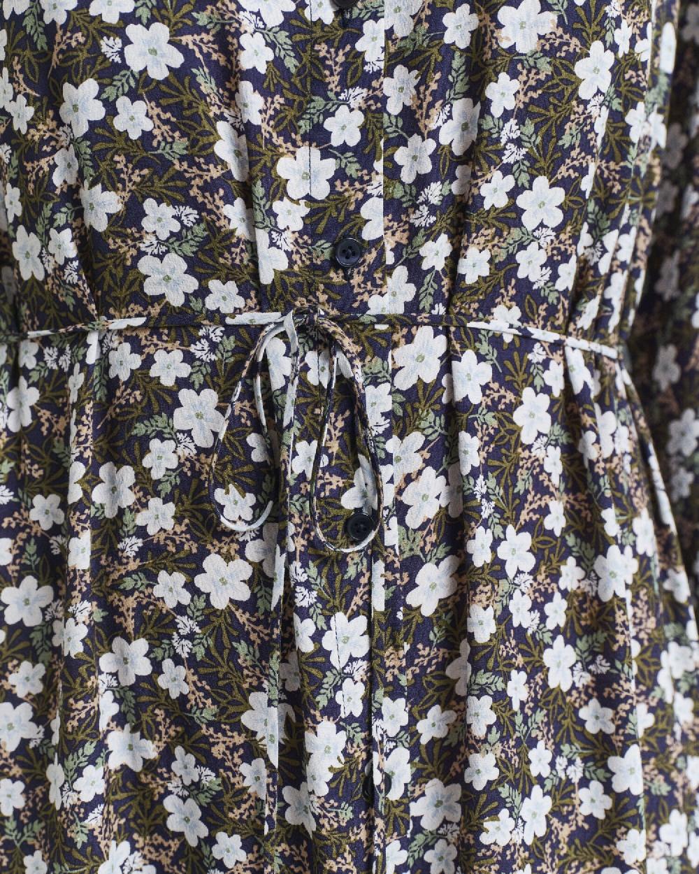 Gant Floral Print Dress Classic Blue