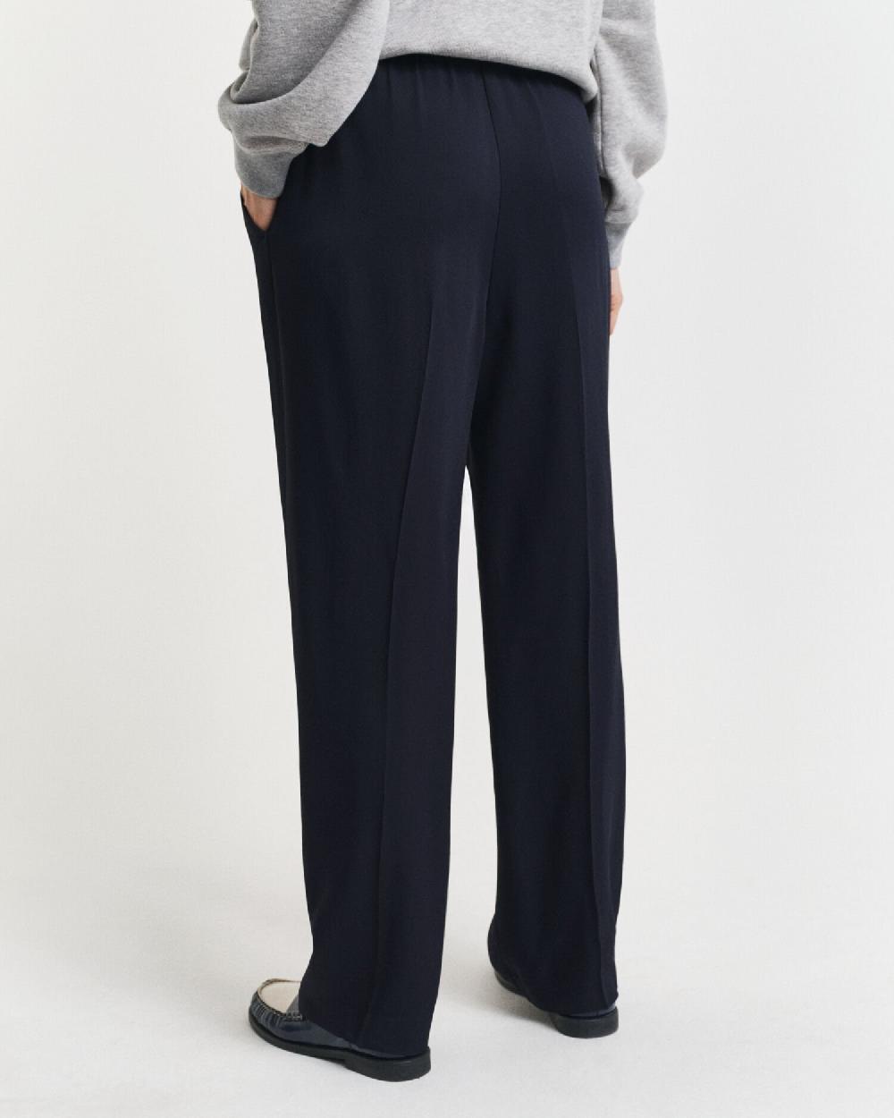 Gant Fluid Pants Evening Blue