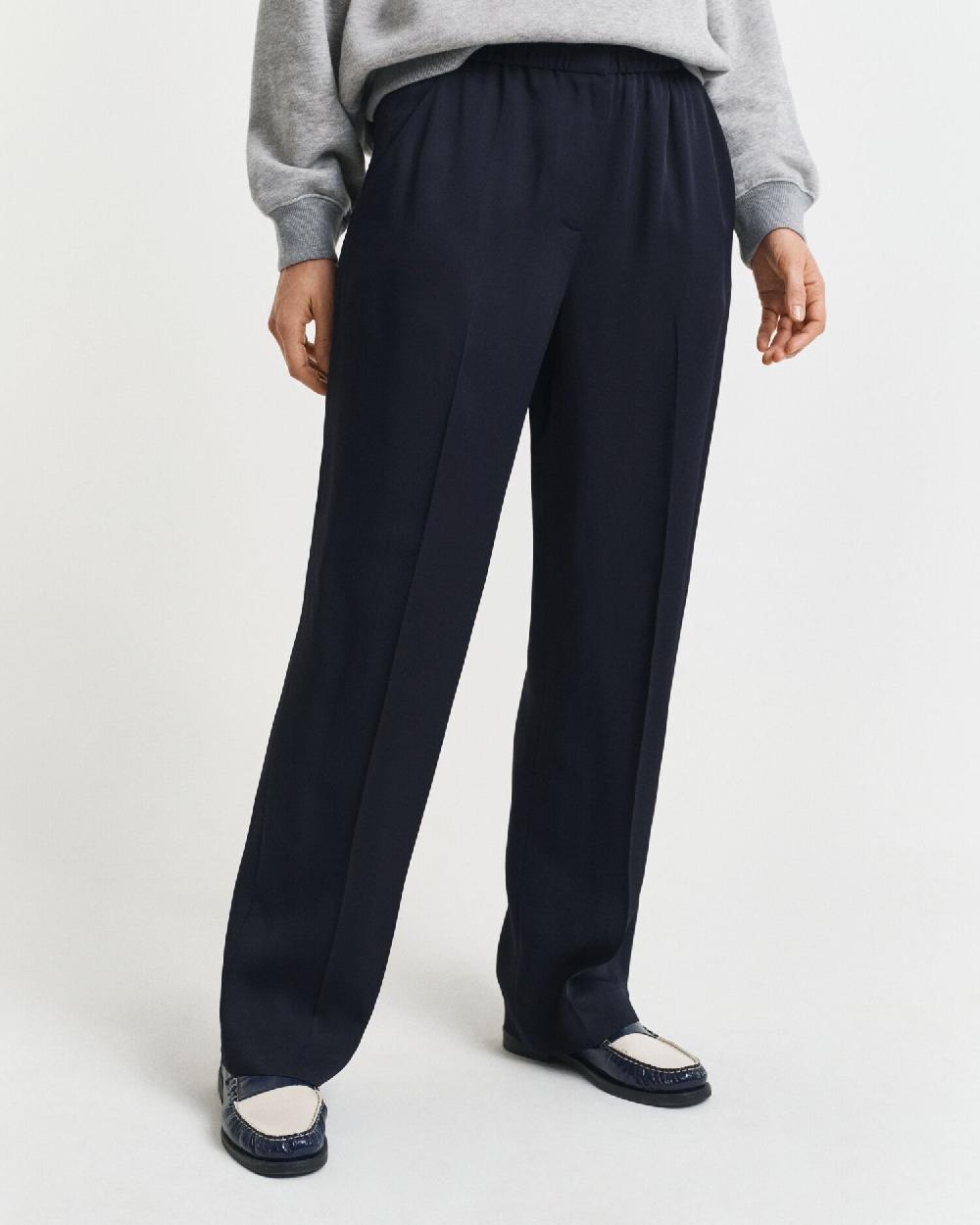 Gant Fluid Pants Evening Blue