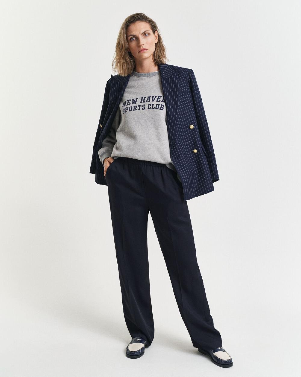 gant Fluid Pants evening blue