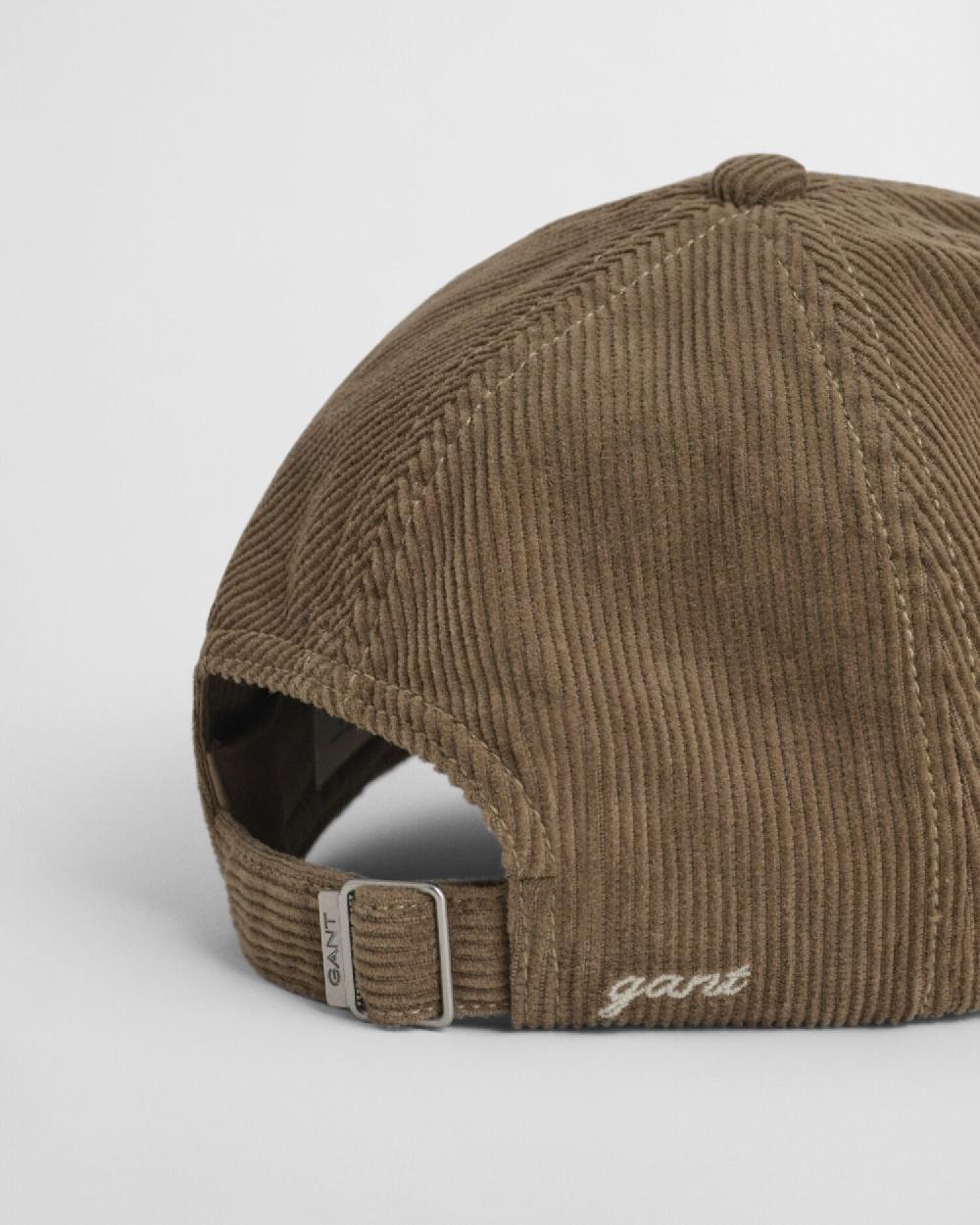 Gant G Badge Corduroy Cap Taupe Beige