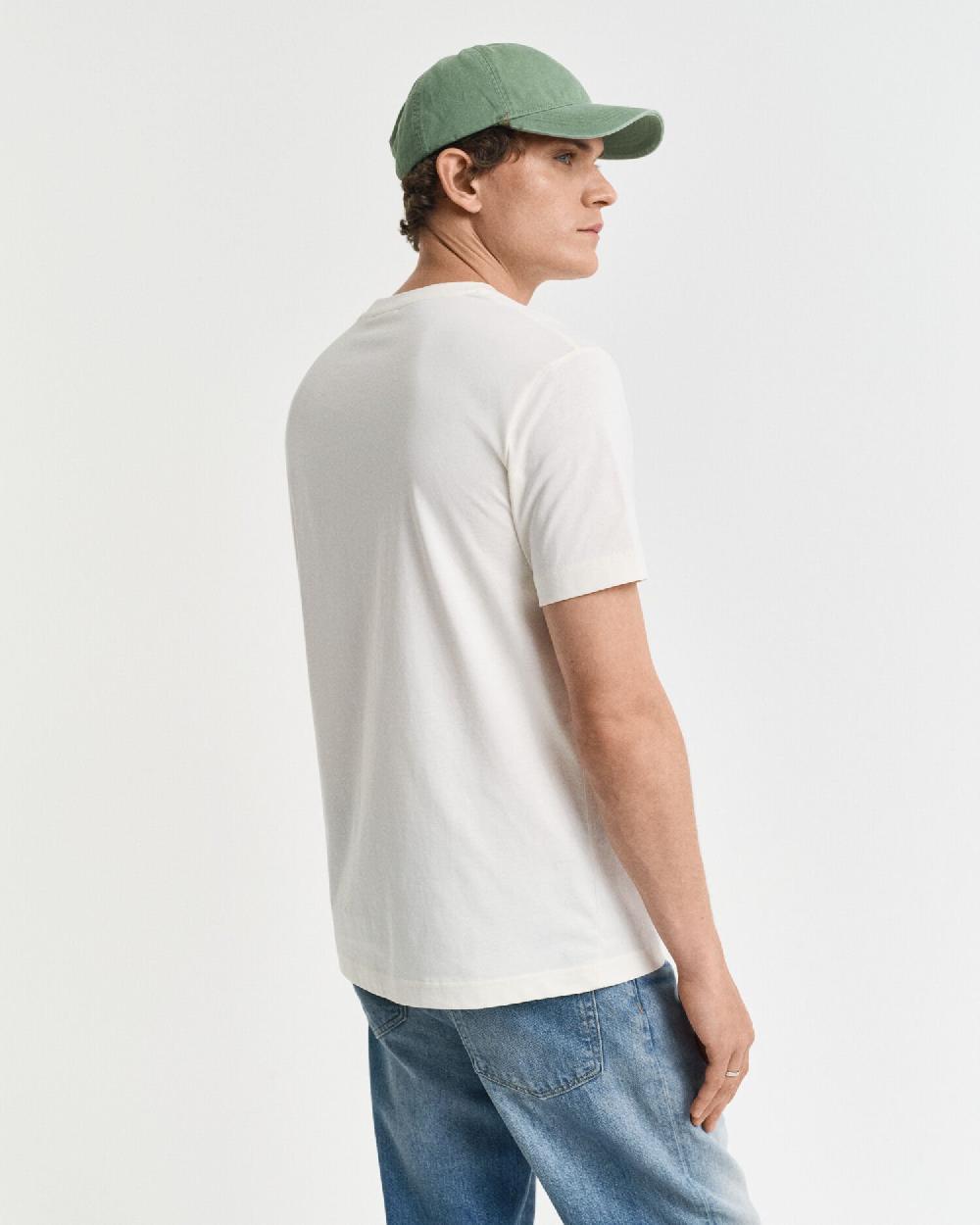 Gant GANT Sailing Graphic T-Shirt Cream