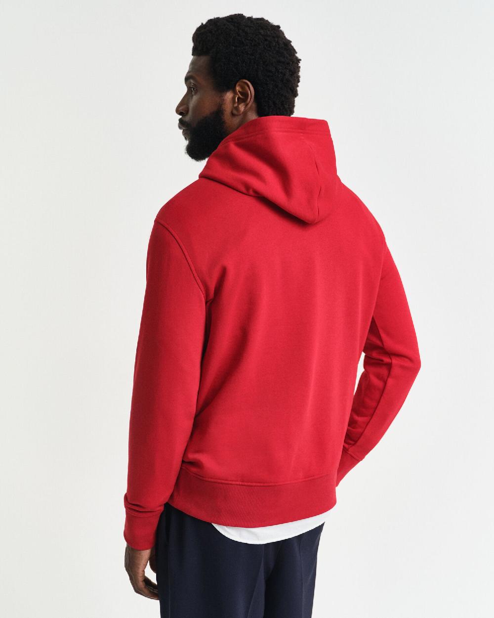 Gant Graphic Hoodie Ruby Red