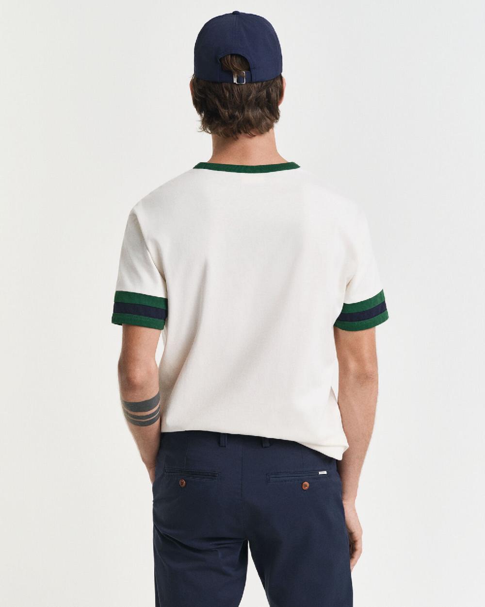 Gant Graphic T-Shirt Cream