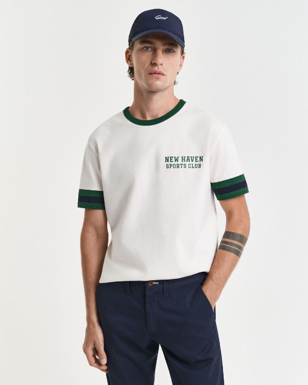 gant Graphic T-Shirt cream