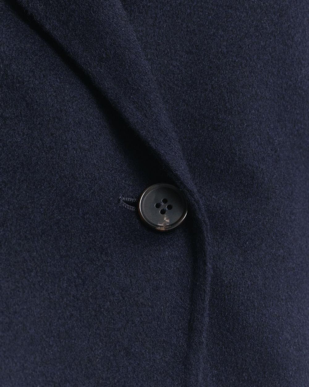 Gant Handstitched Belted Jacket Evening Blue