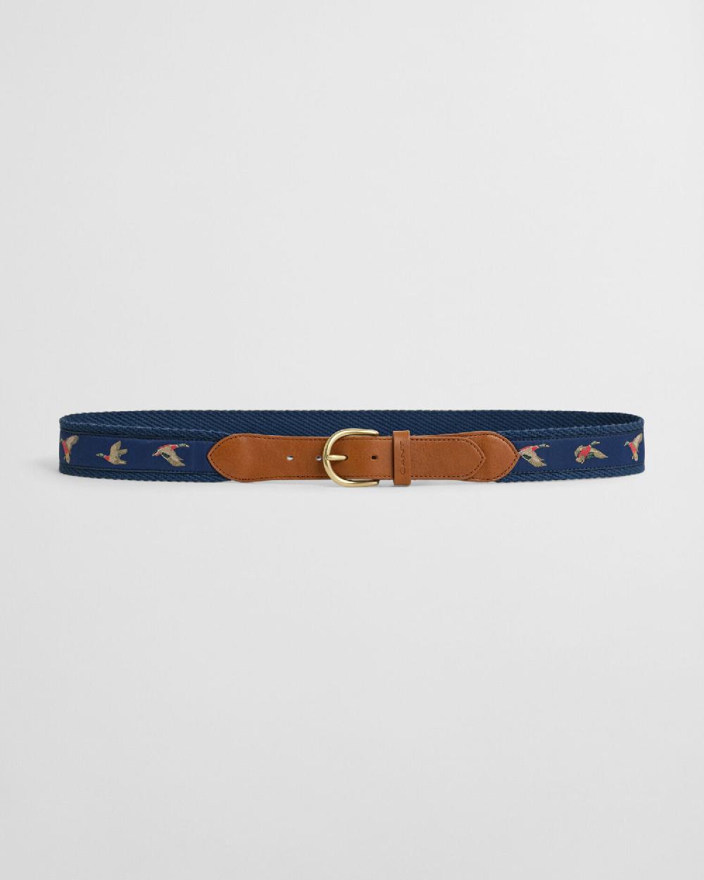gant Jacquard Webbed Belt classic blue