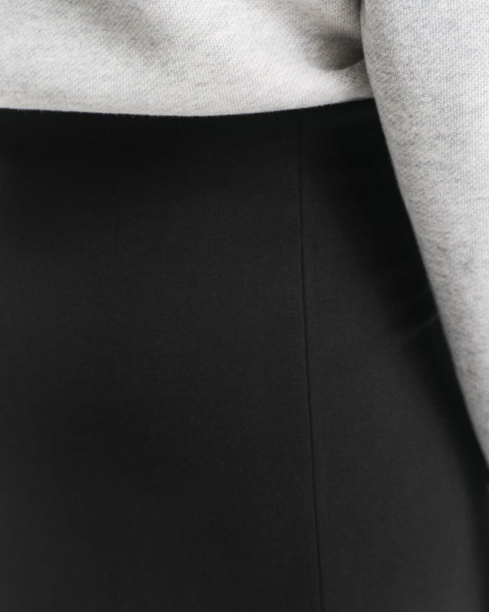 Gant Jersey Pencil Skirt Black