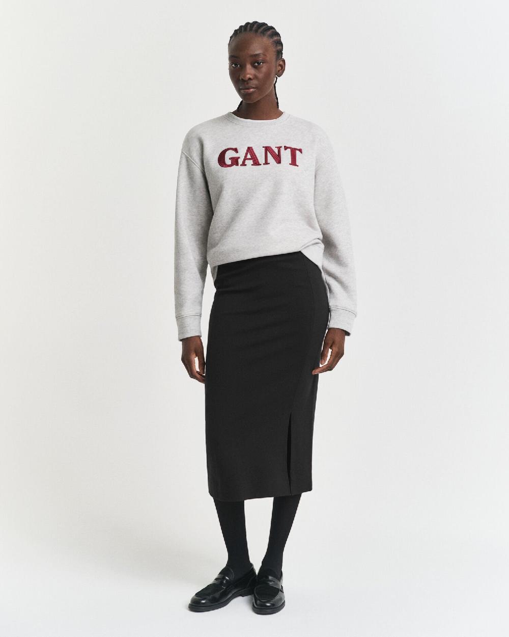 gant Jersey Pencil Skirt black