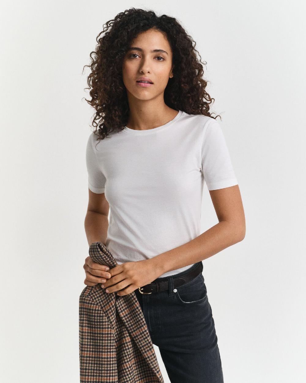 gant Light Cotton T-Shirt white