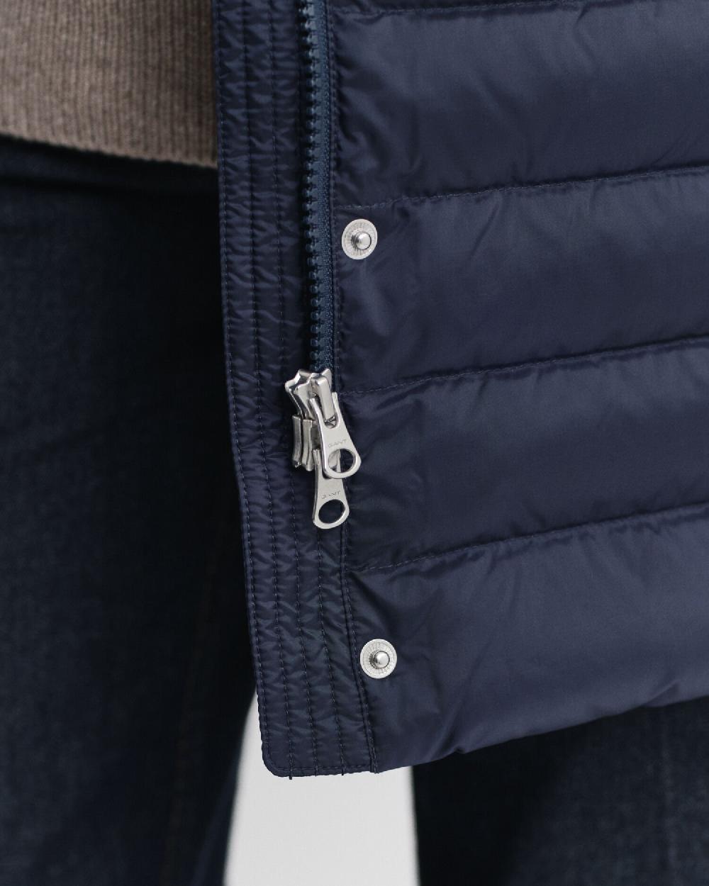 Gant Light Down Coat Evening Blue