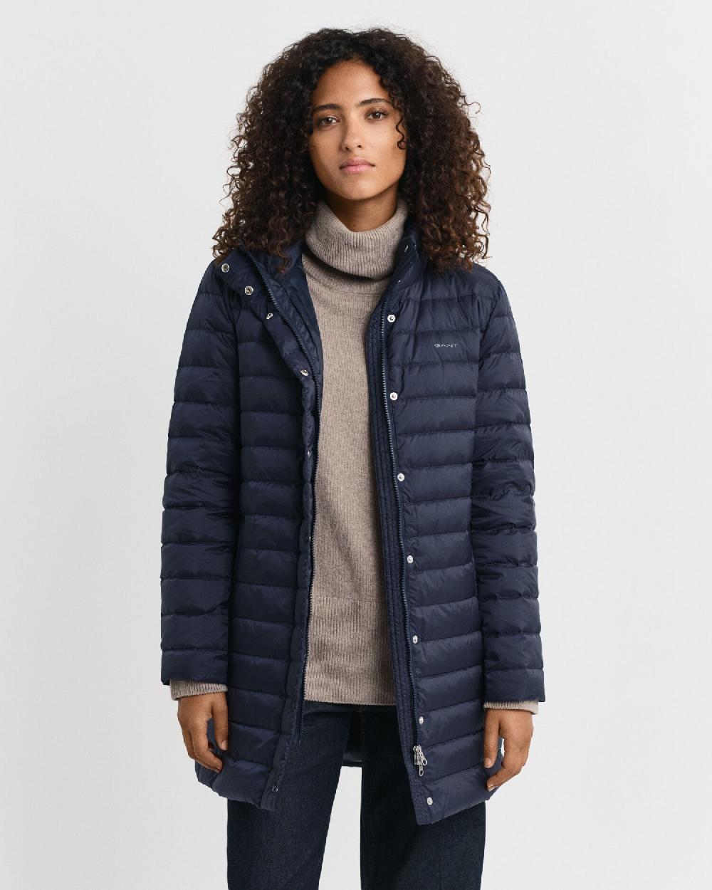 gant Light Down Coat evening blue