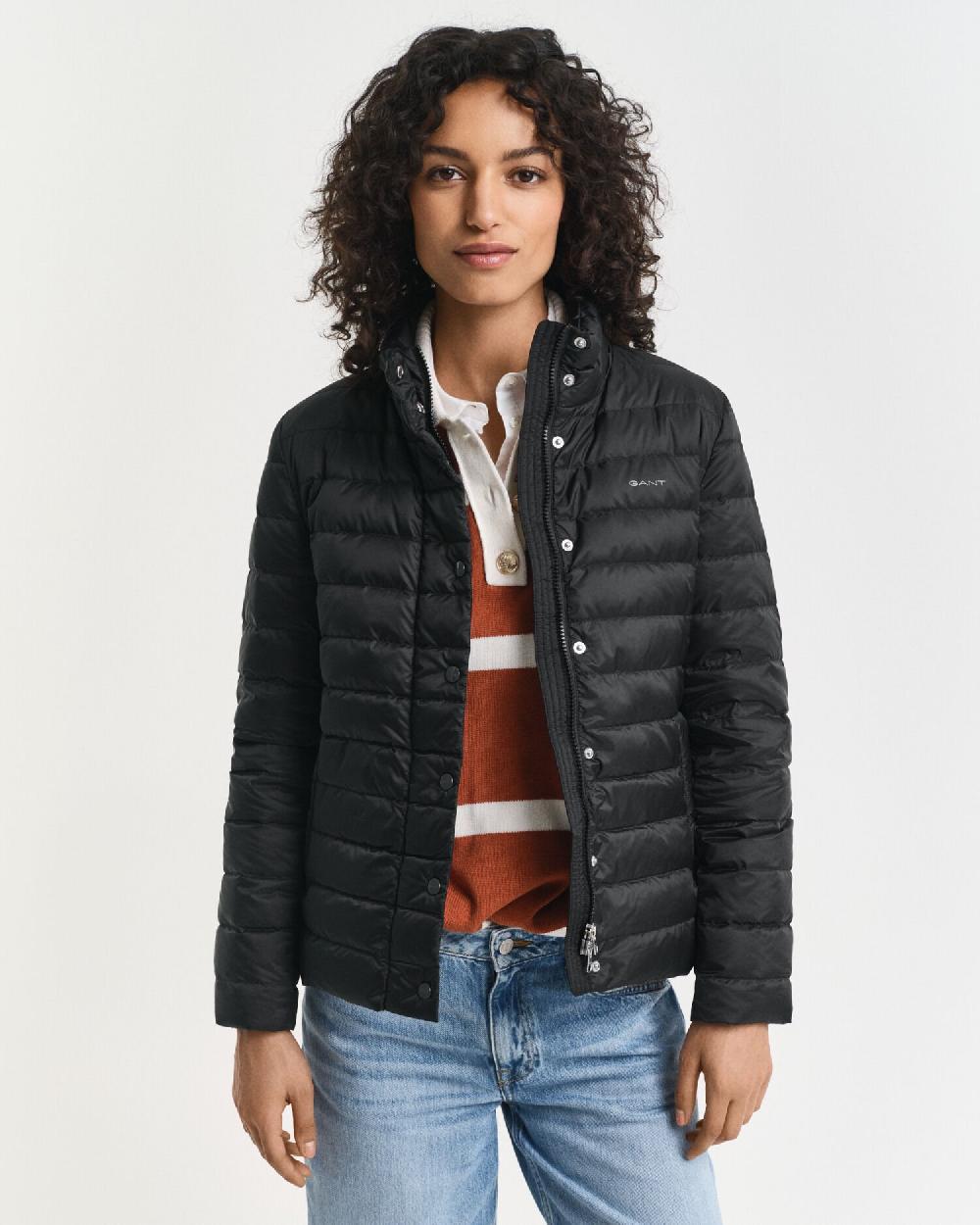 gant Light Down Jacket black