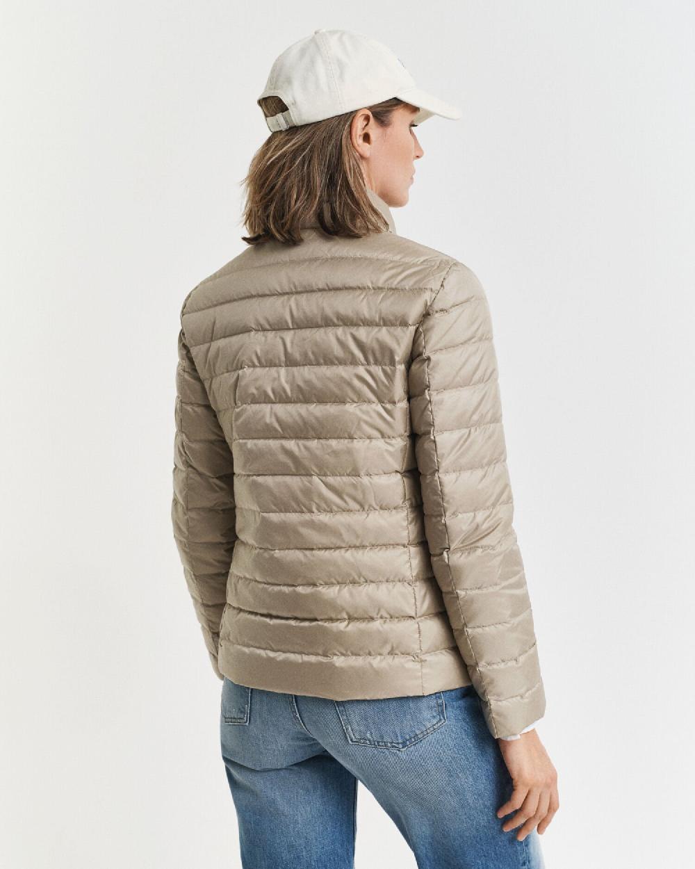 Gant Light Down Jacket Concrete Beige