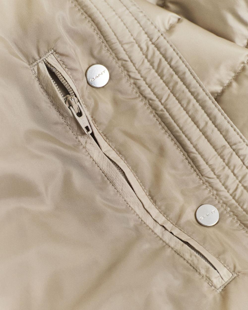 Gant Light Down Jacket Concrete Beige