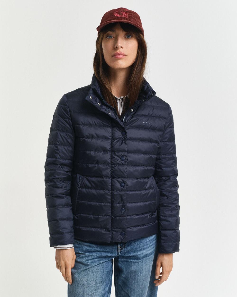 Gant Light Down Jacket Evening Blue