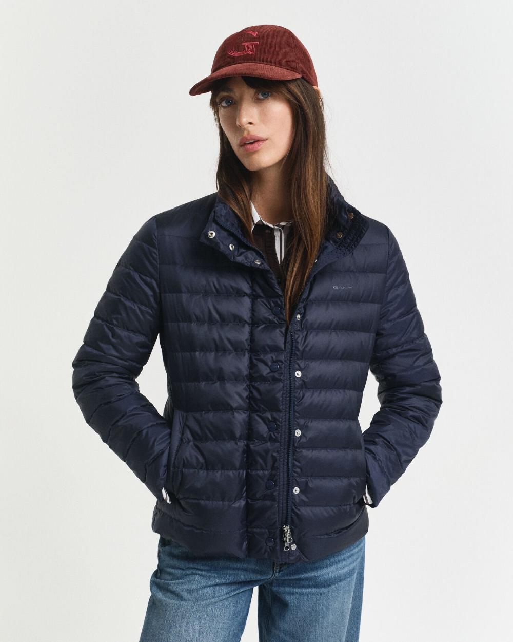 gant Light Down Jacket evening blue