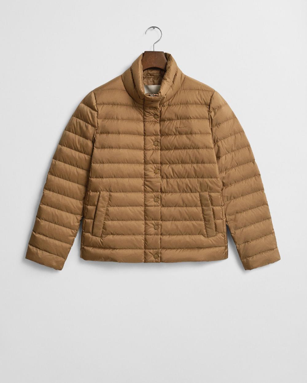 gant Light Down Jacket warm khaki