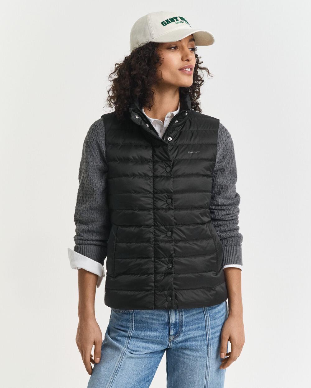 Gant Light Down Vest Black