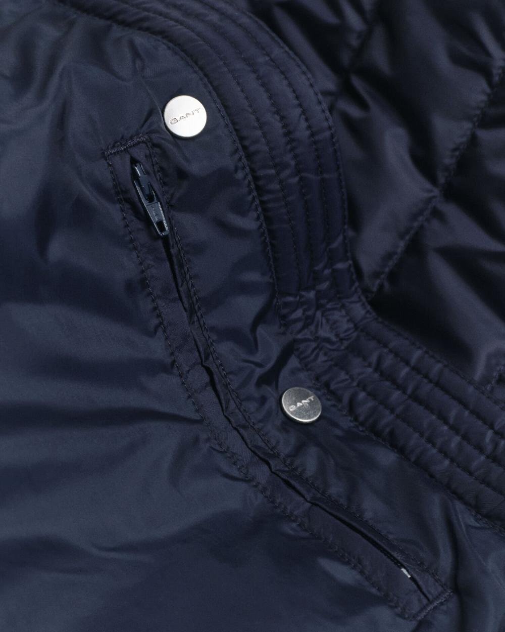 Gant Light Down Vest Evening Blue