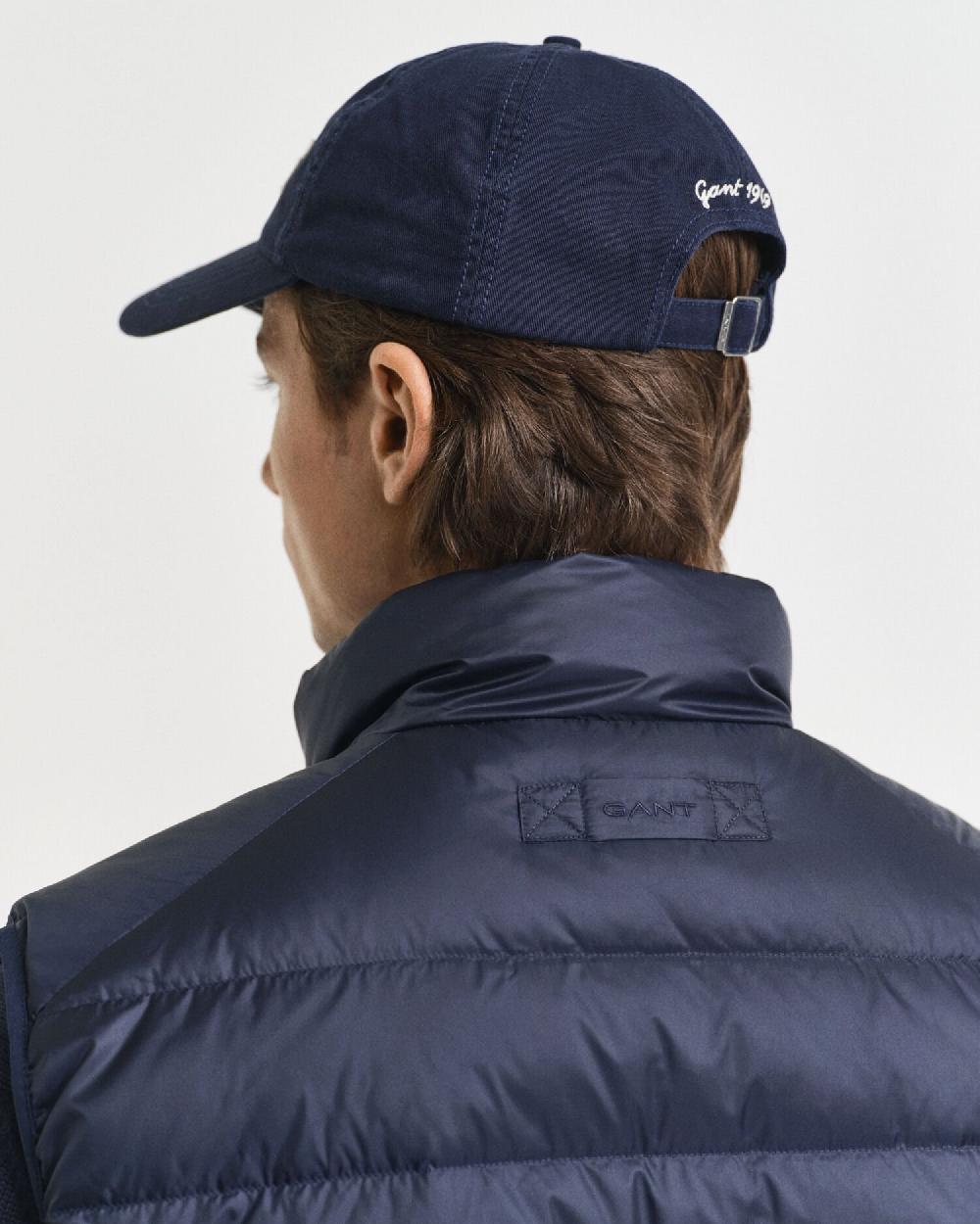 Gant Light Down Vest Evening Blue