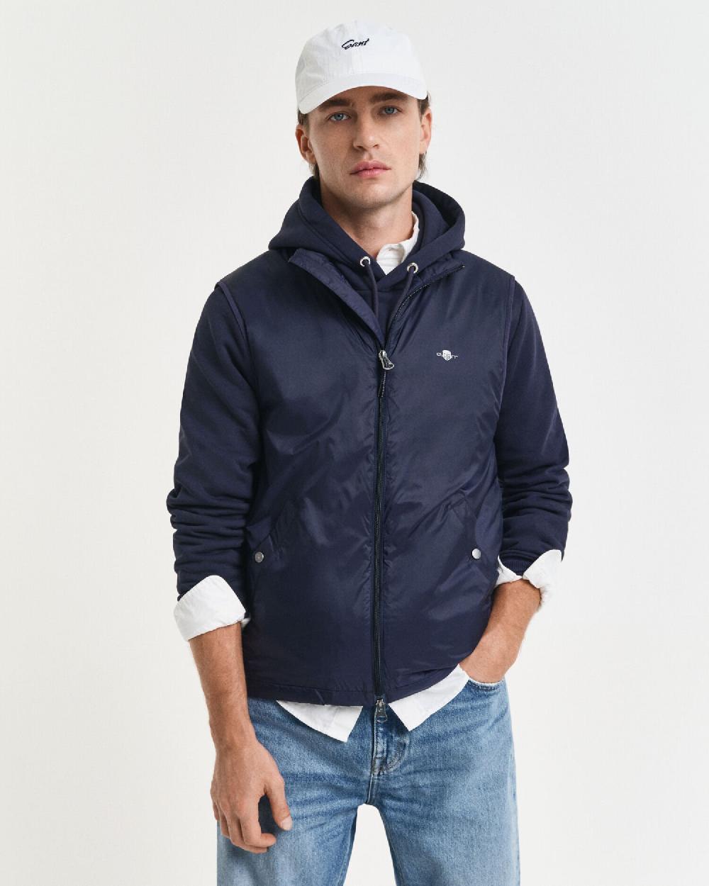 Gant Light Insulated Vest Evening Blue