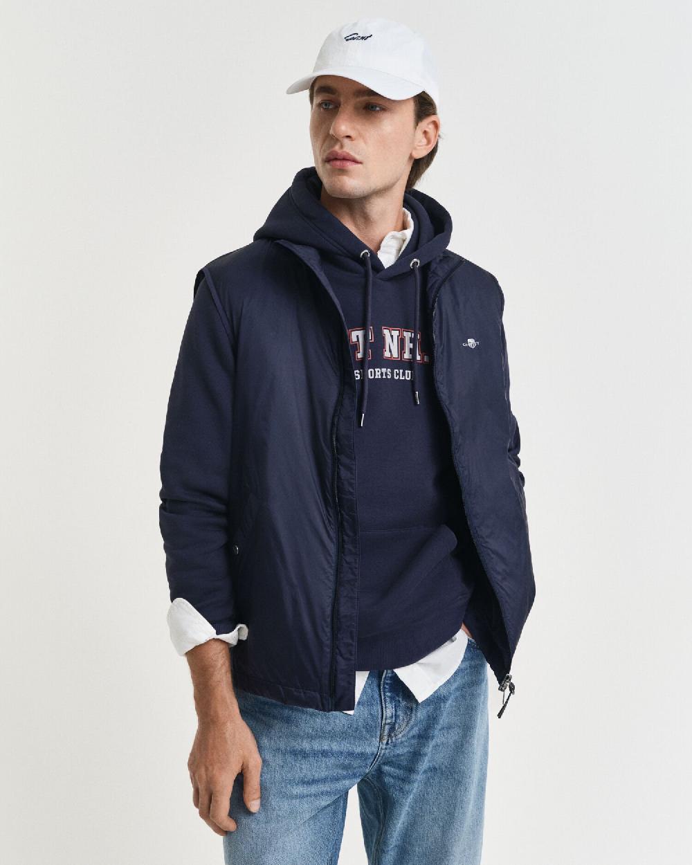 gant Light Insulated Vest evening blue