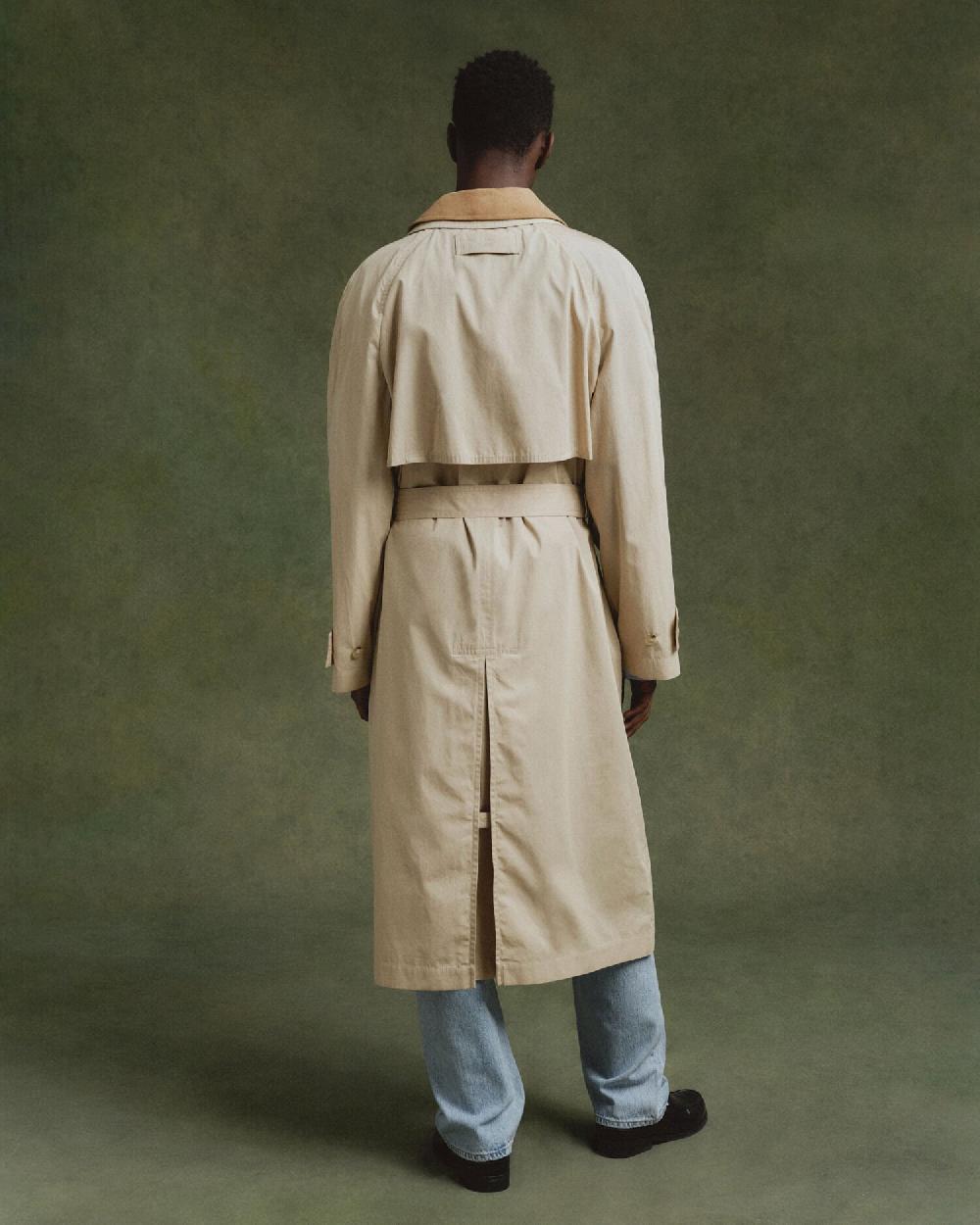 Gant Lightweight Cotton Coat Dry Sand
