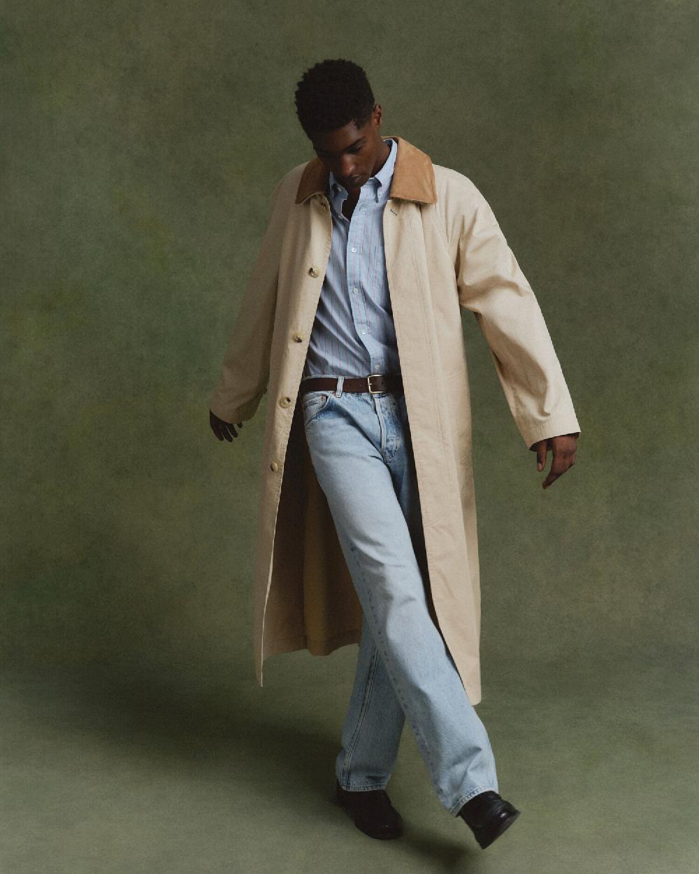Gant Lightweight Cotton Coat Dry Sand