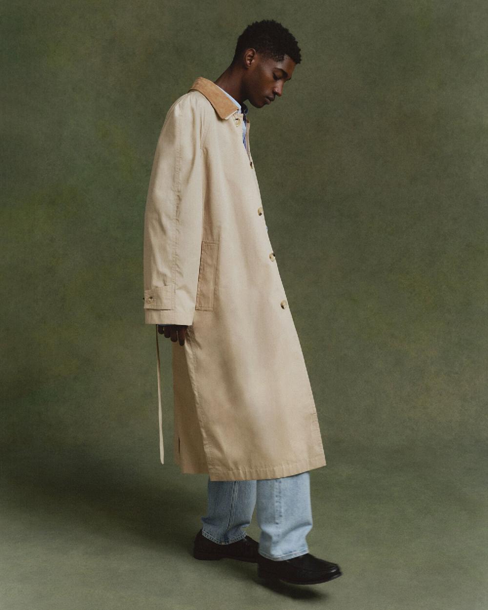 gant Lightweight Cotton Coat dry sand