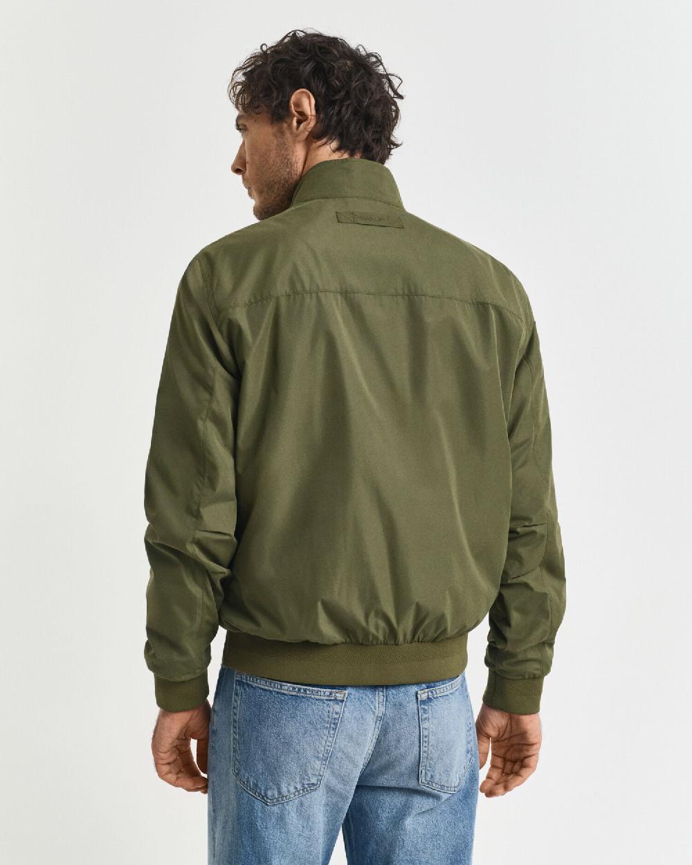 Gant Lightweight Harrington Jacket Moss Green