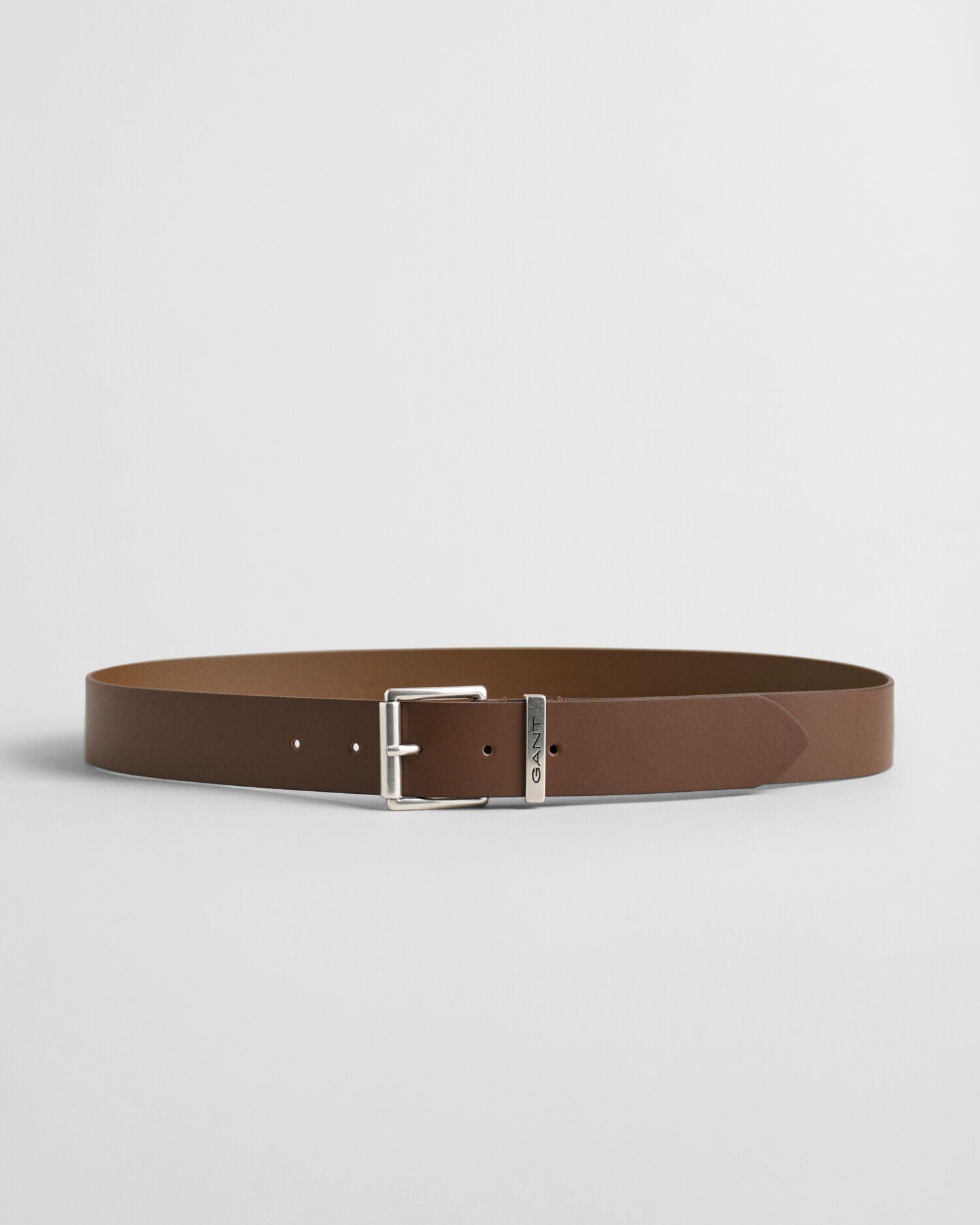 gant Logo Leather Belt weathered brown