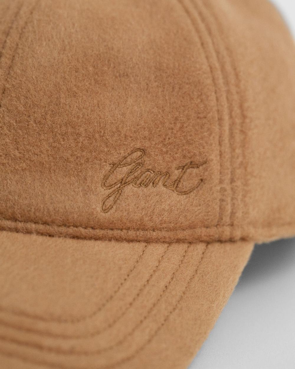 Gant Lustrous Melton Cap Whiskey Brown