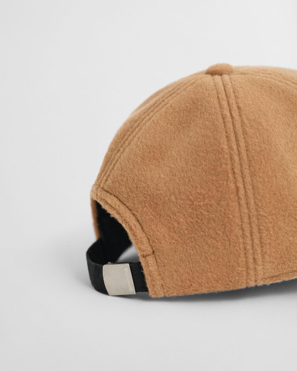 Gant Lustrous Melton Cap Whiskey Brown