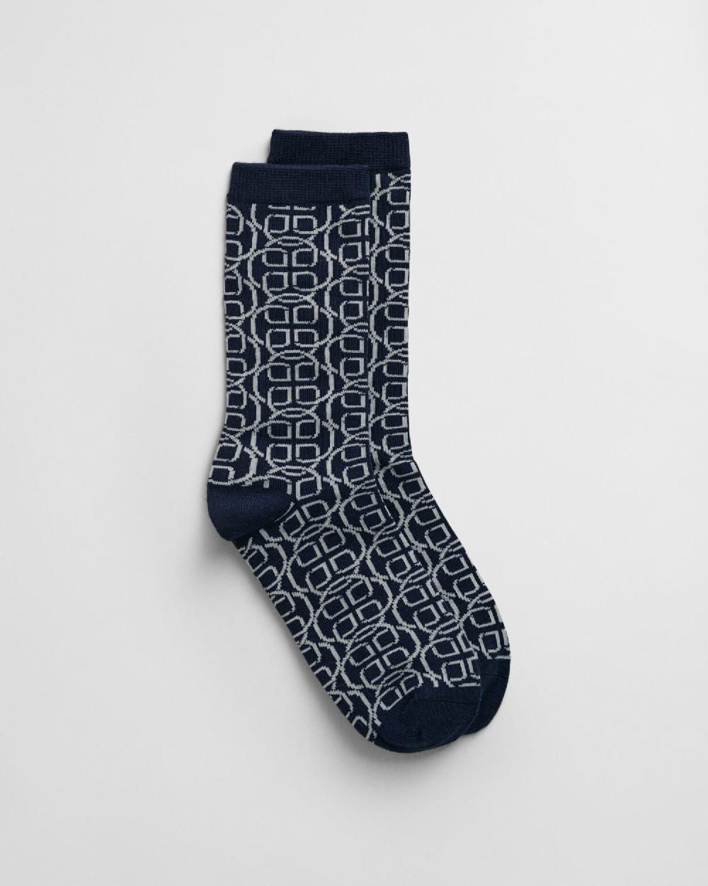 gant Monogram Socks evening blue