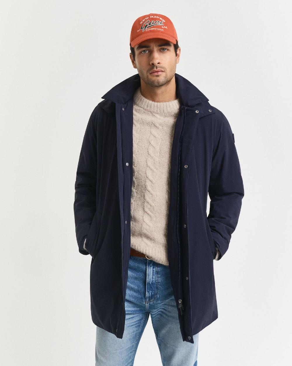 gant Padded Car Coat evening blue