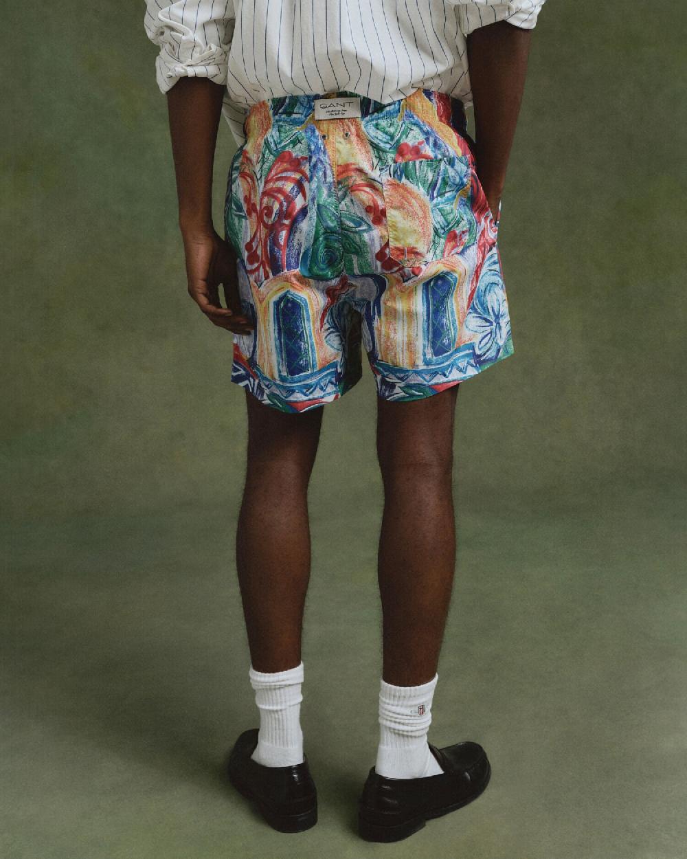 Gant Printed Swim Shorts Multicolor