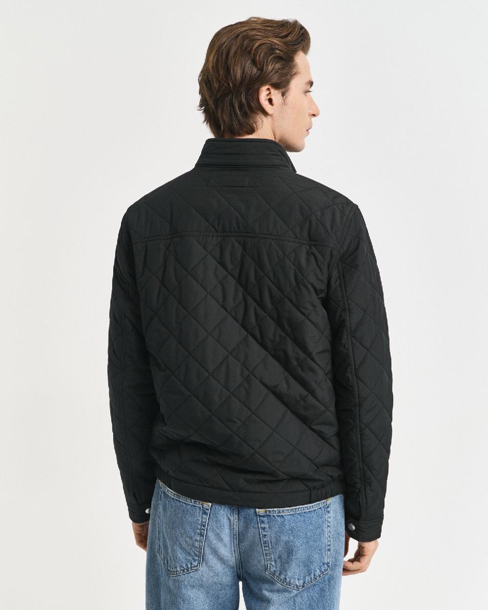 Gant Quilted Windcheater Black