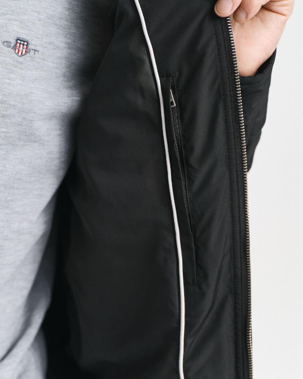 Gant Quilted Windcheater Black